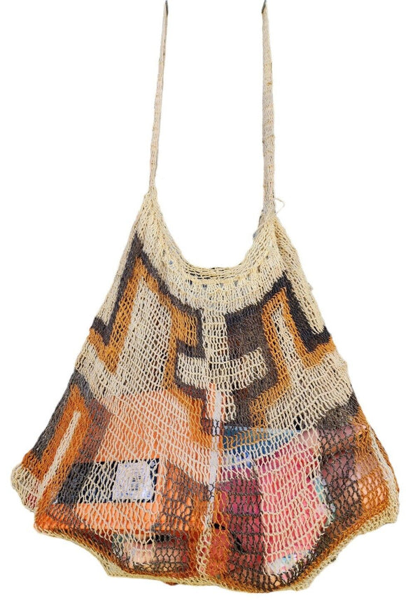 Natural Fibre Traditional String Bag