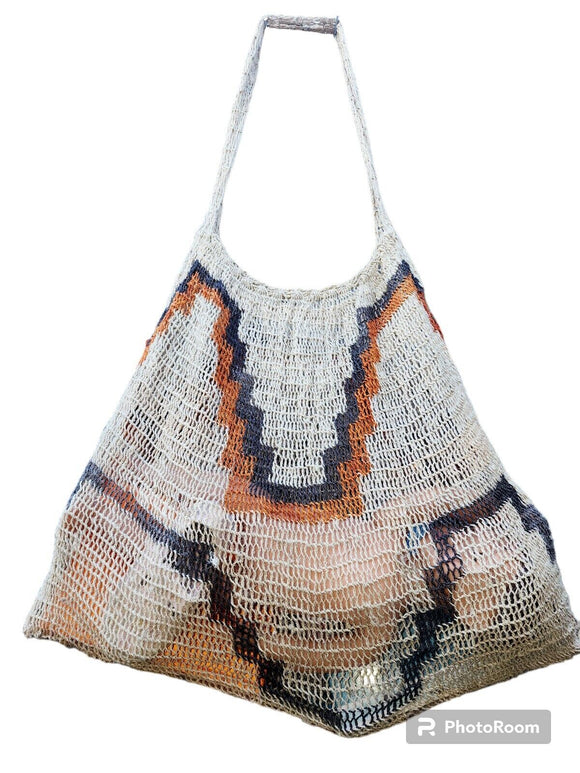Natural Fibre Traditional String Bag